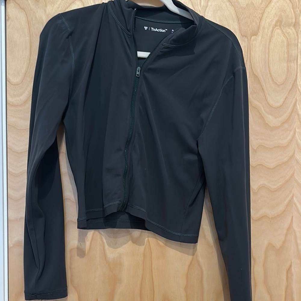 TNA Crop Jacket - Hunter Green